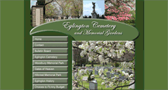 Desktop Screenshot of eglingtoncemetery.com